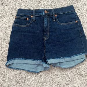 Madewell High Rise Denim Shorts